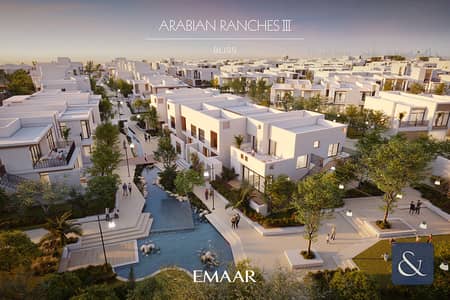 4 Bedroom Villa for Sale in Arabian Ranches 3, Dubai - Corner End Triplex | On The Wadi River | Payment Plan