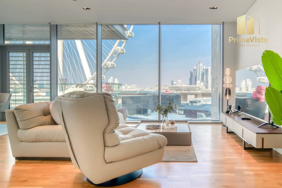 Magnificent 3 BR + maids with iconic Dubai view