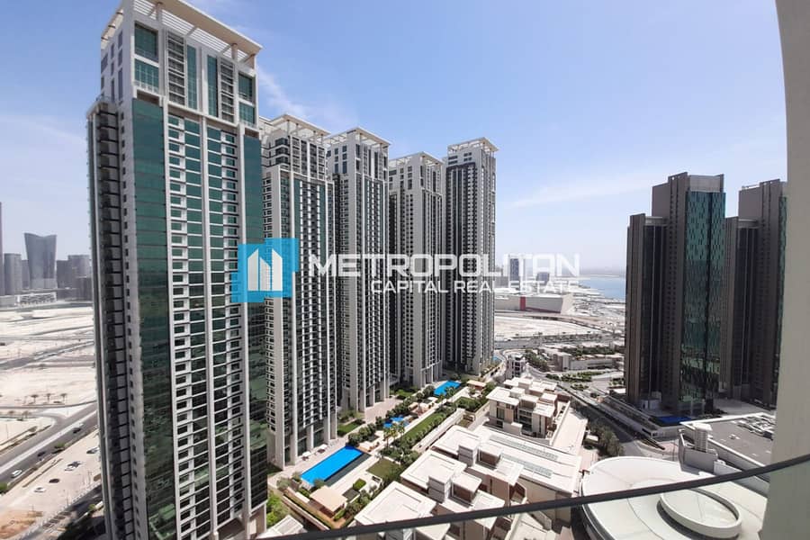 Fully Furnished|Spacious 1BR|High Floor|2Balconies
