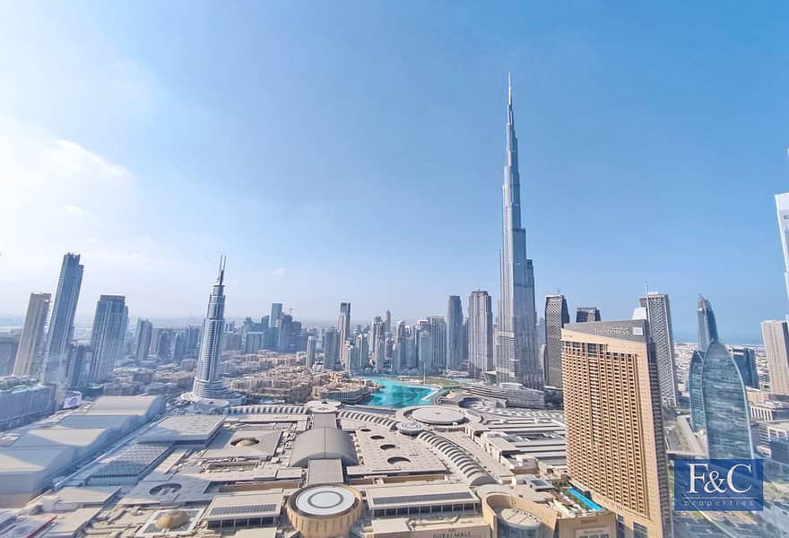 Burj and Fountain View | 3BR+Maid