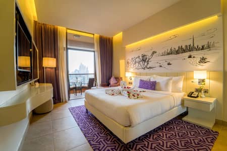 1 Bedroom Hotel Apartment for Rent in Barsha Heights (Tecom), Dubai - One Bedroom Suite (1). jpg