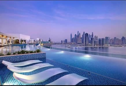 朱美拉棕榈岛， 迪拜 单身公寓待租 - Pool. jpg