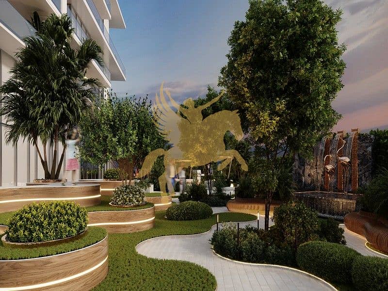 17 Render_Kempinski Marina Residences Dubai_Amenities_Outdoor Garder_ Zen Garden Area. jpg