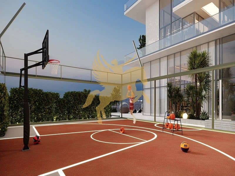18 Render_Kempinski Marina Residences Dubai_Amenities_Outdoor Half Basketball Court. jpg