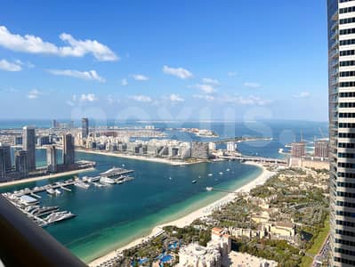 4 Bedroom Apartment for Rent in Dubai Marina, Dubai - Palm View | Fully Upgraded | Brand New Furniture