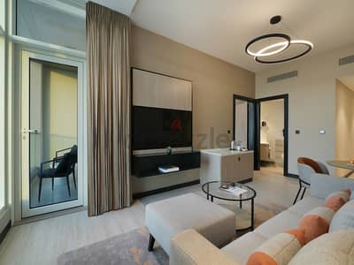 شقة فندقية 1 غرفة نوم للايجار في (أكويا من داماك) داماك هيلز 2، دبي - DAMAC Hills 2 Hotel, monthly rates from AED 5,499* with free shuttle service to Business Bay Metro