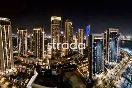 2 Bedroom Flat for Rent in Dubai Creek Harbour, Dubai - Community View | Partial Burj View | Brand New