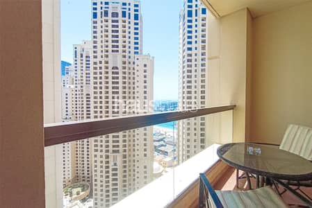 2 Bedroom Flat for Sale in Jumeirah Beach Residence (JBR), Dubai - Partial sea view | Vacant | High floor | JBR
