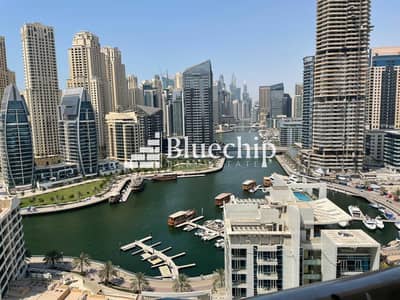 2 Bedroom Apartment for Rent in Dubai Marina, Dubai - Full Marina and Sea View | Vacant