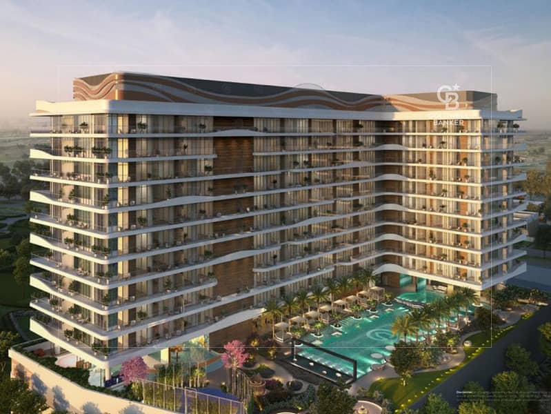 位于迪拜山庄，Golf Residences by Fortimo 1 卧室的公寓 2100000 AED - 9026348