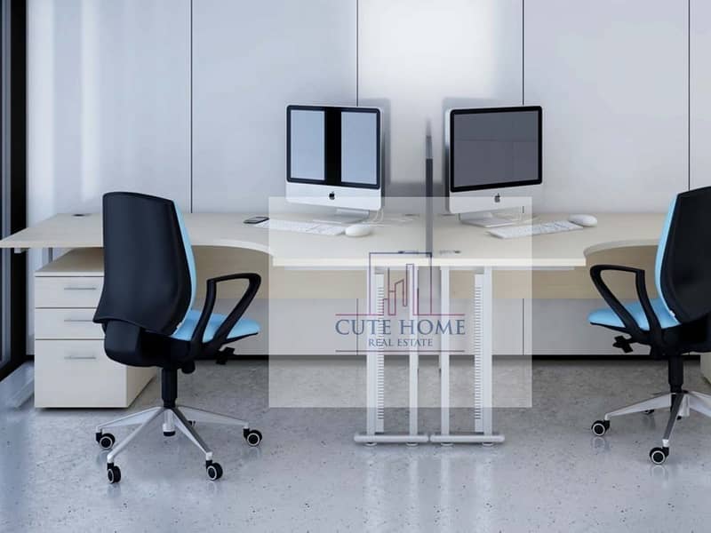 Flexi Desk || Furnished || Free Services|| One Year Contract|| Only 6,000 !!