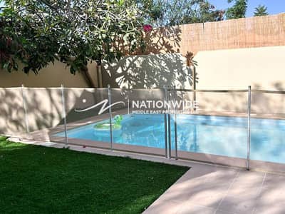 5 Bedroom Villa for Rent in Al Reef, Abu Dhabi - Vacant|Single Row|Semi-Detached Unit|Pool +Garden