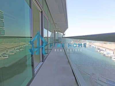 1 Bedroom Flat for Rent in Al Raha Beach, Abu Dhabi - Best Layout 1BHK w/Large Balcony | Marina Full View