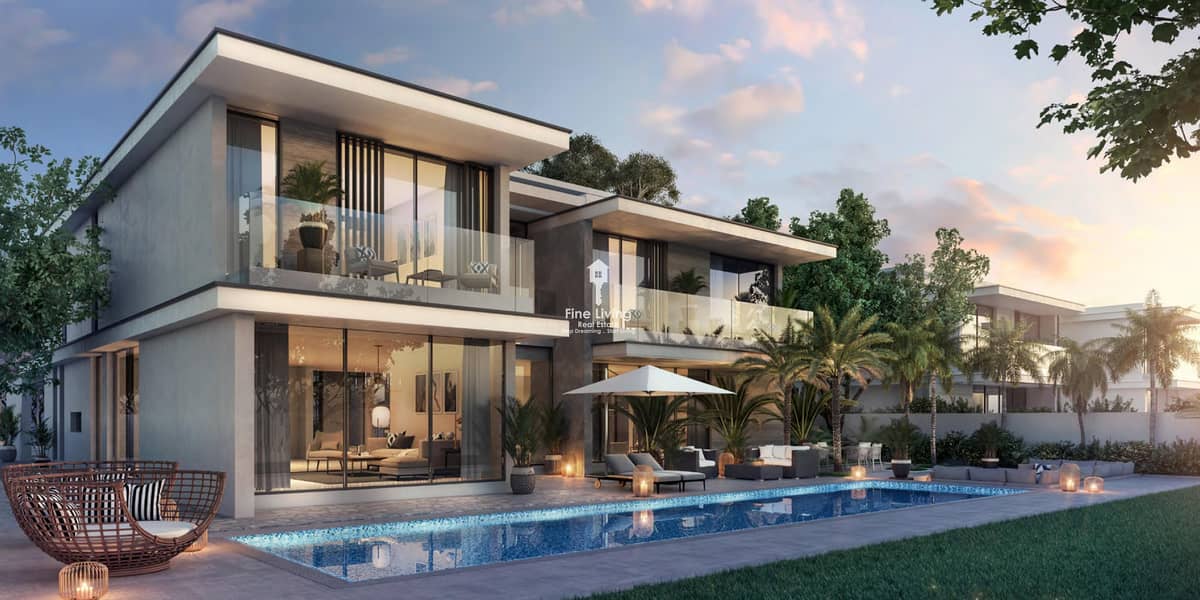 Ultra-premium six-bedroom villas A picturesque golf-side community In the green heart of Dubai