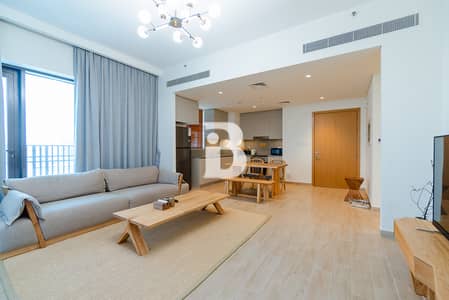 2 Bedroom Flat for Rent in Dubai Creek Harbour, Dubai - Burj and Sea View | Fully Furnished | Big Terrace