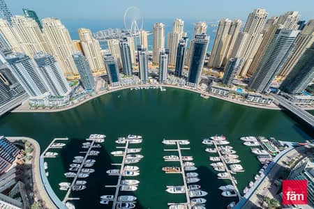 3 Bedroom Flat for Sale in Dubai Marina, Dubai - High Floor / Vacant / Full Sea and Marina view