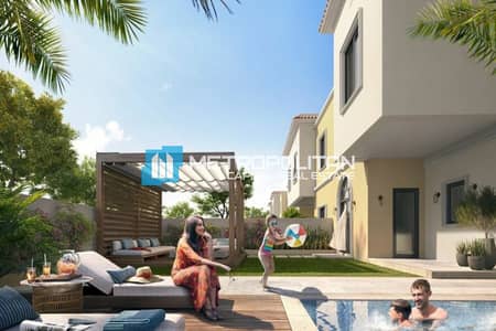 2 Bedroom Townhouse for Sale in Yas Island, Abu Dhabi - Double Row | Middle 2BR Unit | Excellent Location