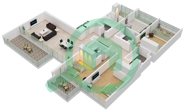 Type B Unit 1 Floor 5