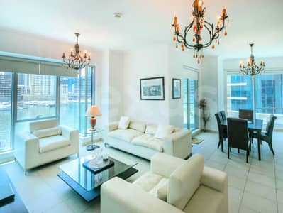 2 Bedroom Apartment for Rent in Dubai Marina, Dubai - Full Maria View | Furnished | Close to Beach