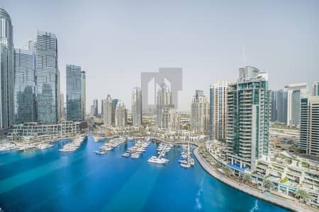 3 Bedroom Apartment for Rent in Dubai Marina, Dubai - Fully Furnished | Full Marina View | Vacant Soon