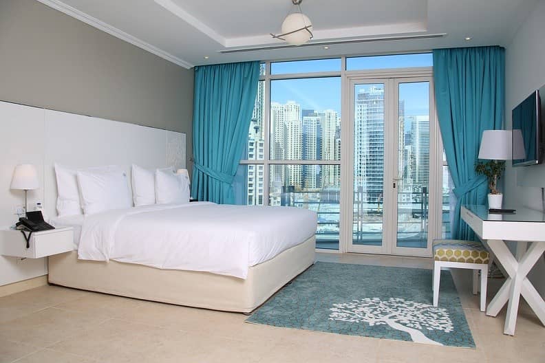 位于迪拜码头，珍娜滨海酒店公寓 的酒店式公寓 90000 AED - 2971608