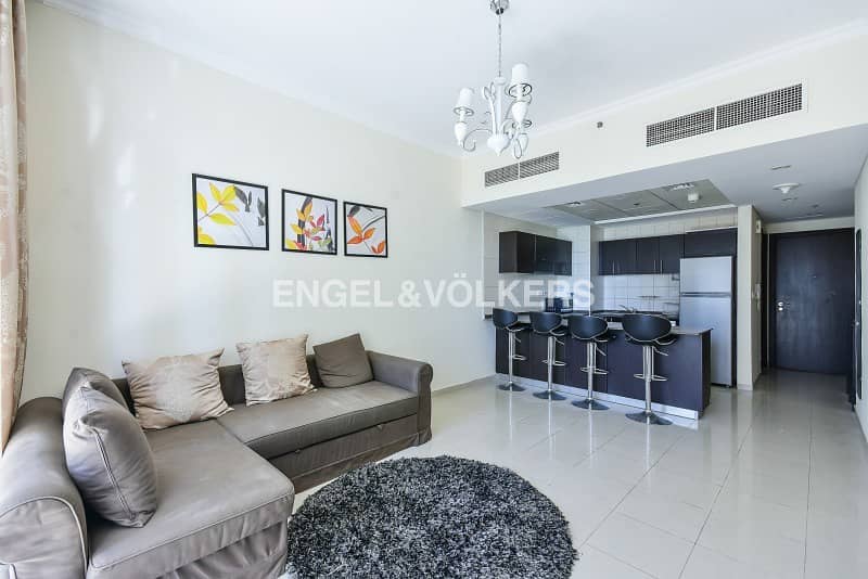 Furnished 1 BR Apartment | Up to 12 Cheques