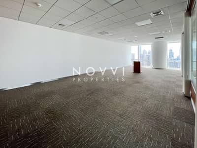 Office for Rent in Business Bay, Dubai - Burj & Canal View | Fitted Office | High Floor