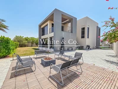 4 Bedroom Villa for Rent in Dubai Hills Estate, Dubai - Large plot | Corner unit | Furnished