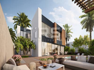 5 Bedroom Villa for Sale in Saadiyat Island, Abu Dhabi - 2- Z1-V6_BACK FACADE. jpg