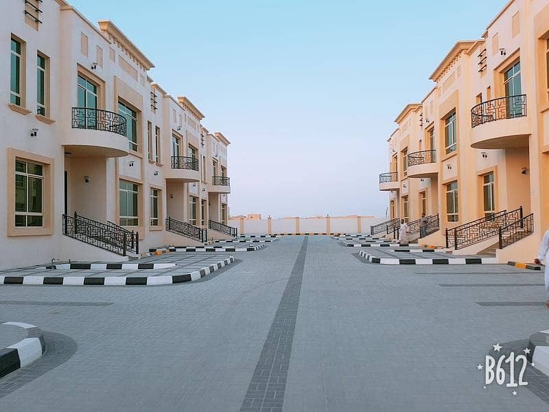 Affordable brand new 1 bedroom compound for rent in khalifa city a cols to etihad plaza privet gardn