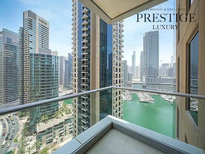 1 Bedroom Apartment for Rent in Dubai Marina, Dubai - Exclusive: Stunning Marina View, High Floor
