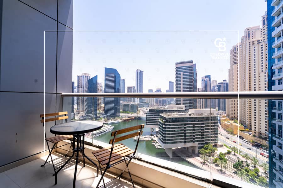 位于迪拜码头，湾区中心，湾区中心（中央大厦） 1 卧室的公寓 135000 AED - 9004518