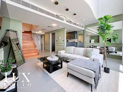 1 Bedroom Apartment for Rent in DIFC, Dubai - Upgraded Duplex ~ Luxury furniture ~ High floor