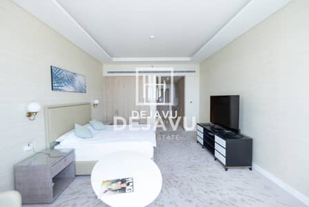 朱美拉棕榈岛， 迪拜 单身公寓待租 - 位于朱美拉棕榈岛，棕榈大厦 的公寓 120000 AED - 8791284