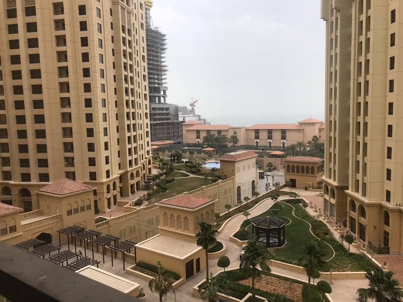 位于朱美拉海滩住宅（JBR），慕然恩住宅综合体 1 卧室的公寓 75000 AED - 3912687