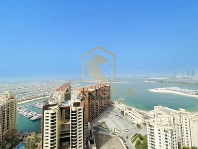 Studio for Rent in Palm Jumeirah, Dubai - Full Sea View | High Floor | Furnished