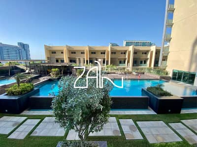 阿拉哈海滩， 阿布扎比 2 卧室单位待售 - Al Nada 1 - Pool view 1 Bedroom Apt no 211-02. jpg