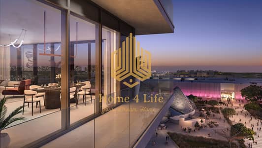 Studio for Sale in Saadiyat Island, Abu Dhabi - UA_AldarManaratResidence_CGI08_Balcony-Marketing_07_12K. jpg