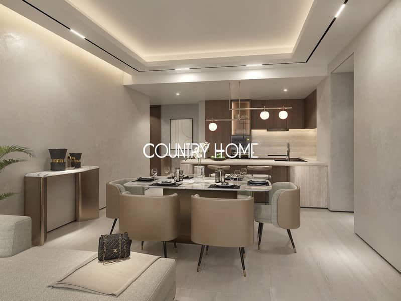 6 Render_Kempinski Marina Residences Dubai_2 Bed Simplex - Dining. jpg
