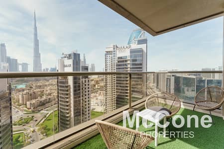 3 Bedroom Flat for Sale in Downtown Dubai, Dubai - Amazing Burj View | Spacious Balconies | Furnished
