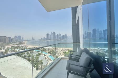 2 Bedroom Apartment for Rent in Palm Jumeirah, Dubai - Sea Views | Furnished | C Type | Two Beds