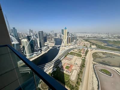 2 Bedroom Apartment for Rent in Business Bay, Dubai - Stunning |Race Course & Canal View| High Floor