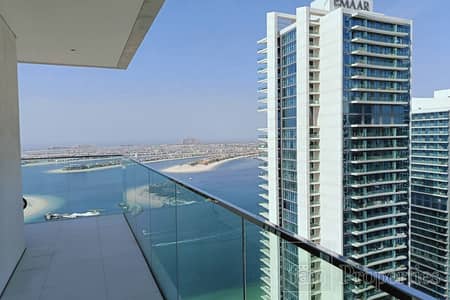 2 Bedroom Apartment for Rent in Dubai Harbour, Dubai - Sea View | High Floor | Upgraded & Furnished