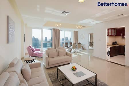شقة فندقية 1 غرفة نوم للايجار في دبي مارينا، دبي - شقة فندقية في بارسيلو ريزيدنسز،دبي مارينا 1 غرفة 168000 درهم - 9043762