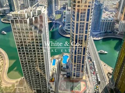 2 Bedroom Apartment for Rent in Jumeirah Beach Residence (JBR), Dubai - Spacious Unit | Unfurnished | High Floor