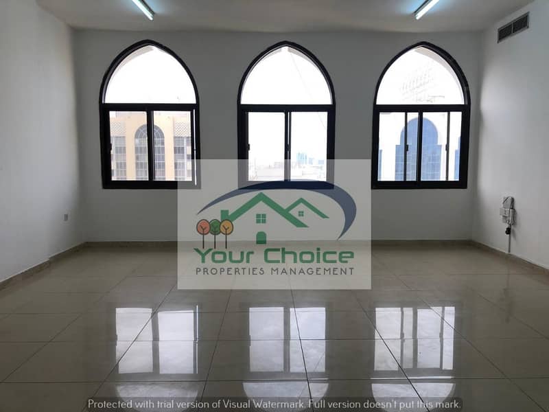 Allowed for Sharing 3 Bedroom Balcony 3 Bathroom Big Hall Near Al Wahda Mall 70k/year in 4 Payments