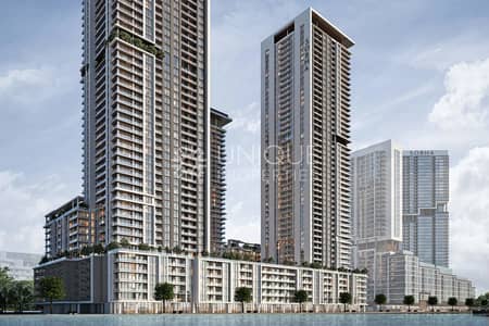 3 Bedroom Apartment for Sale in Sobha Hartland, Dubai - Very High Floor | Lagoon View | PHPP