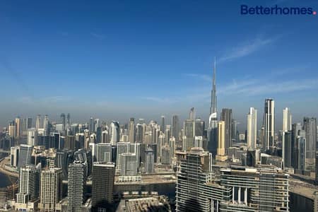 3 Bedroom Flat for Rent in Business Bay, Dubai - High Floor | Fully Furnished | Burj View