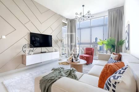 2 Bedroom Flat for Rent in Dubai Marina, Dubai - Fully Furnished | High Floor | Marina View