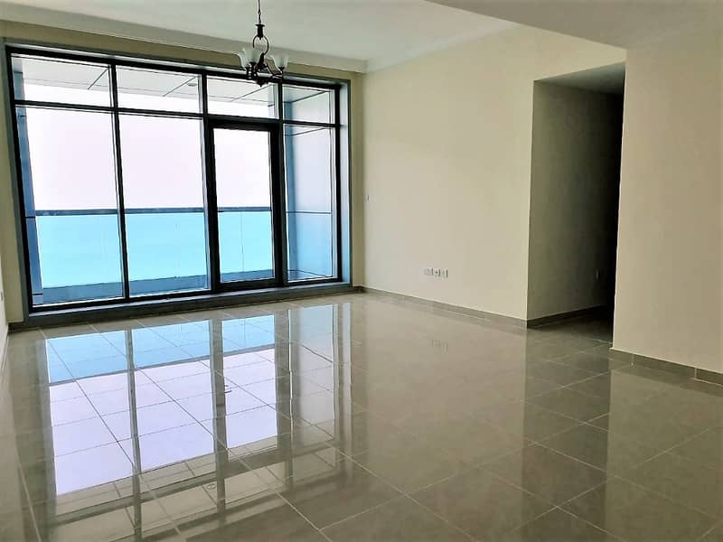 Panoramic full sea view, luxury  2 Bedroom Hall w/ 1 Parking in Ajman Corniche Residences